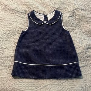 Gymboree Navy Polkadot dress